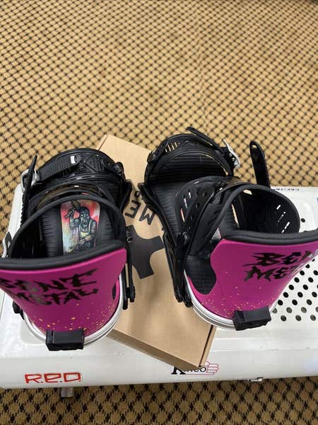 BENT METAL 23/24 TRANSFER SNOWBOARD BINDINGS, SIZE LARGE
