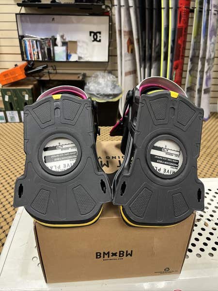 BENT METAL 23/24 TRANSFER SNOWBOARD BINDINGS, SIZE LARGE