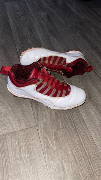 PE. University Of Oklahoma Jordan 10 Molded Cleats.