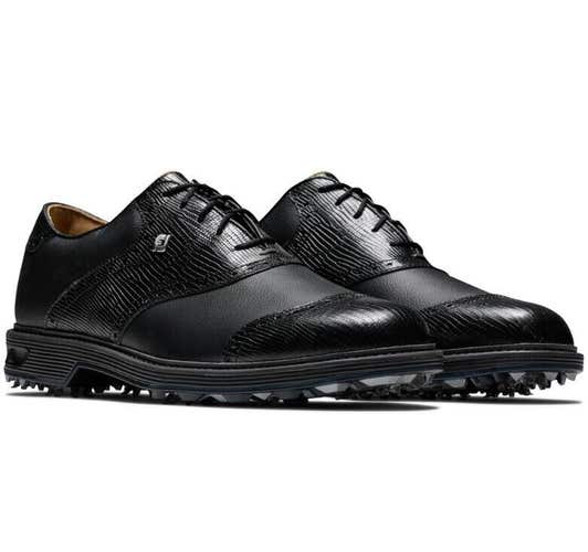 FootJoy DryJoys Premiere Wilcox Golf Shoes 54326 Black 10 Medium D NEW #90330