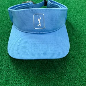 New PGA Tour AIRFLUX Fairway Mesh Golf Visor Blue All Aboard- Stay Cool