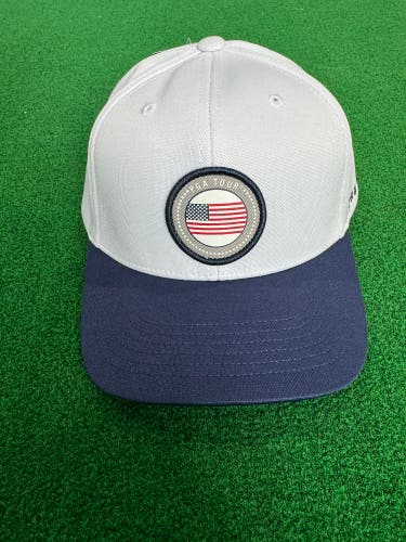 NEW PGA Tour Americana Trucker Adjustable Golf Hat Cap - Bright White
