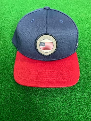 NEW PGA Tour Americana Adjustable Golf Hat Cap - Peacoat