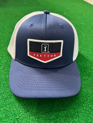 NEW PGA Tour Americana Adjustable Golf Hat Cap - Peacoat