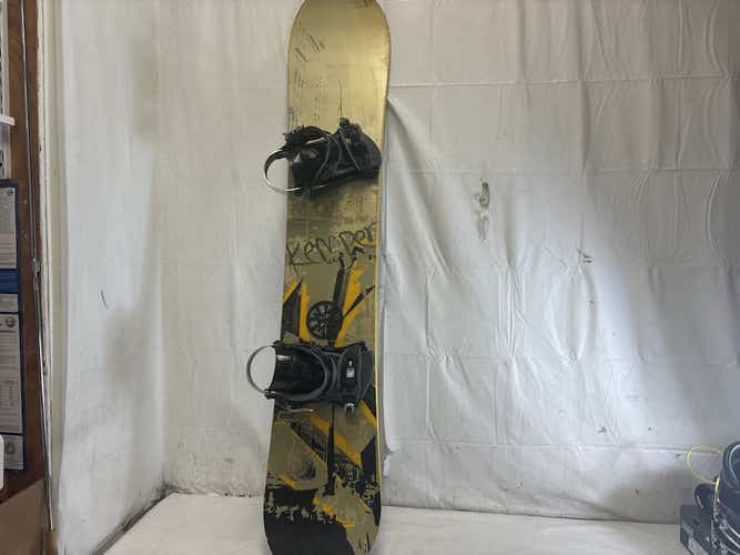 Used Kemper One Way 160cm Snowboard W Lamar Mx25 Bindings
