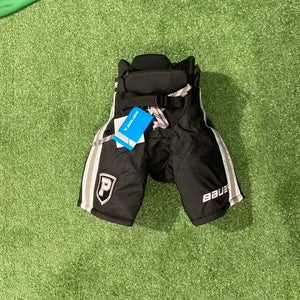 Black New Junior Medium Bauer Nexus Custom Pro Hockey Pants