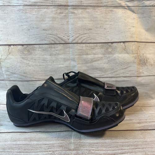Nike Zoom LJ 4 Long Jump Track Shoes 415339-004 Black Size 11.5