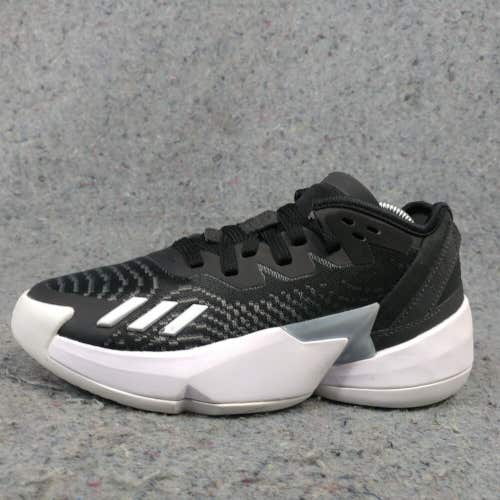 Adidas D.O.N. Issue 4 Boys Shoes Size 4Y Black White Sneakers GW9007 Basketball