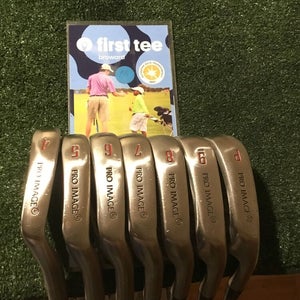 Pro Image Ladies Tech-100 Midsize Irons Set 4-PW Ultralight Graphite (+1/2)