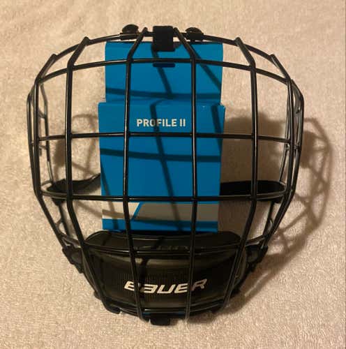 Bauer Profile II Hockey Facemask Cage, Size Senior Large