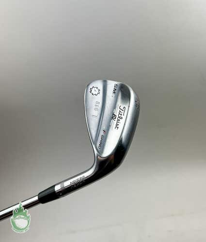 Used Titleist Vokey SM6 F Grind Chrome Wedge 46*-08 S300 Stiff Steel Golf Club