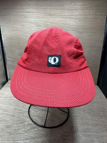 Pearl Izumi Red Adult Baseball Hat Strap Back Cap Perforated Ultra Sensor