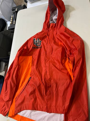 Brand New University of Utah Lacrosse Team Issued 2022 Rain Jacket (Large)