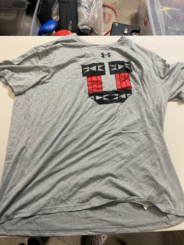 University Of Utah Ute Pride Lacrosse Shirt Team Issued (XL)