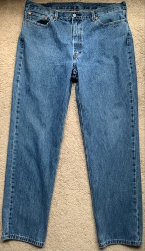 Levi's 550 Relaxed Fit Men's Jeans Blue Denim Medium Wash Big & Tall Size 40x36