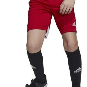 Adidas Youth Boys Tastigo 19 DP3685 Size M Power Red White Soccer Shorts NWT