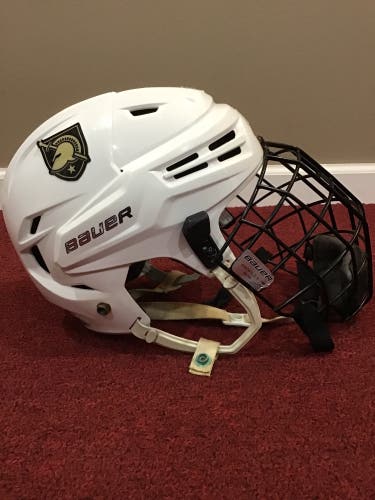 Army/ West Point Used Medium Bauer Pro Stock Re-Akt Helmet Item#AWP6