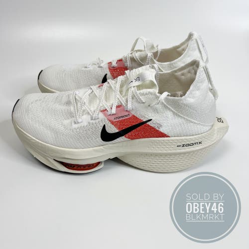 Nike Air Zoom Alphafly Next% 2 EK White/Red  Marathon Running Shoes