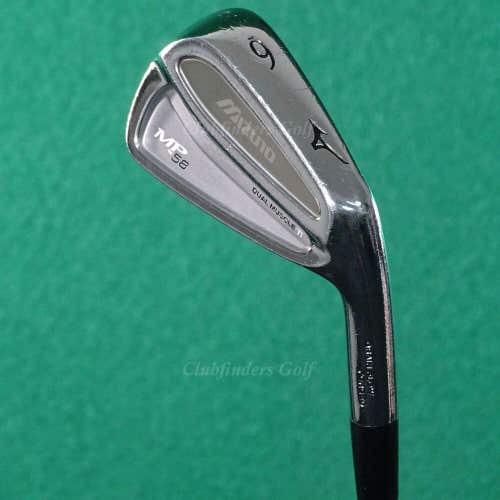 Mizuno MP-58 Dual Muscle Ti Forged Single 6 Iron Dynamic Gold S300 Steel Stiff