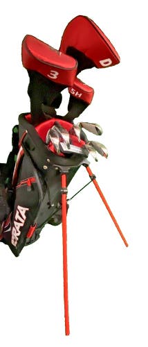 Strata Plus Combo Golf Set 2019 1w,3w,5h,6-PW,SW,Putter Men's RH +Stand Bag MINT