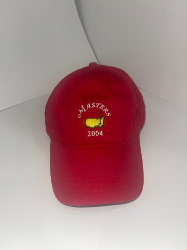 2004 Masters Red Golf Hat