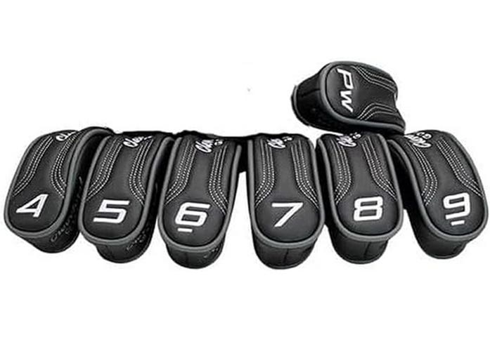 NEW Cleveland Launcher XL Halo Black 4-PW Headcover Set