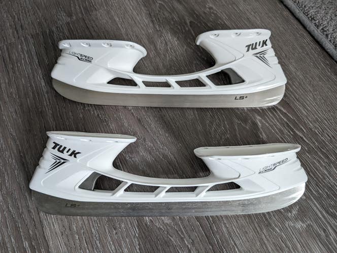 Bauer Lightspeed Edge Holders (Sr. 8) with LS+ Runners (272mm) (Like New Condition)