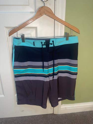 Black New Size 30 Hurley Swimsuit