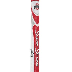 SuperStroke NCAA Mid Slim 2.0 Putter Grip (Ohio State) Ball Marker, Golf NEW