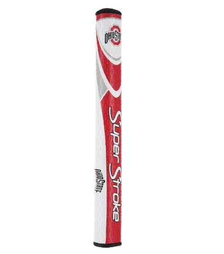 SuperStroke NCAA Mid Slim 2.0 Putter Grip (Ohio State) Ball Marker, Golf NEW