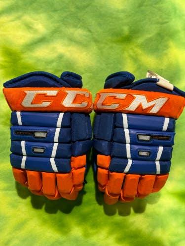 Blue Used Senior CCM Gloves 12"