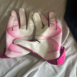 Pink Used Large Under Armour F7 Gloves
