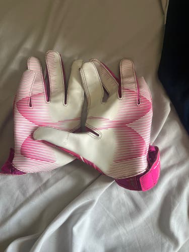 Pink Used Large Under Armour F7 Gloves