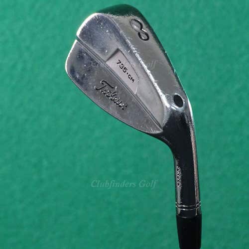 Titleist 735.CM Chrome Forged Single 8 Iron Dynamic Gold S300 Steel Stiff