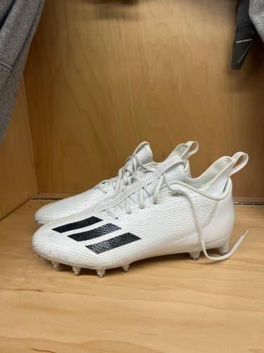 White Used Size 11.5 (Women's 12.5) Adidas Cleats