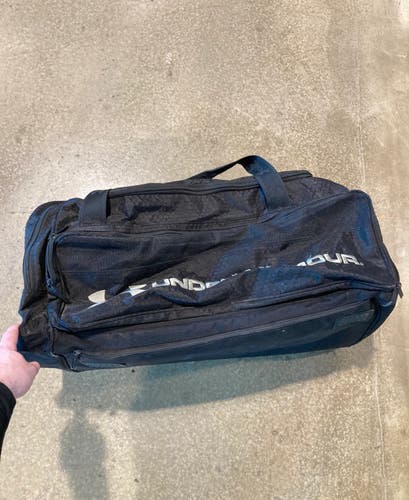 Black Used Under Armour Large Duffle Bag