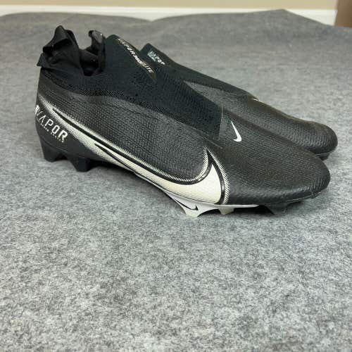 Nike Mens Football Cleats 14.5 Black White Shoe Vapor Edge Elite 360 Pair Sports