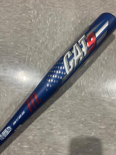 Barely Used 2021 Marucci CAT9 Pastime Bat USSSA Certified (-8) Alloy 23 oz 31"