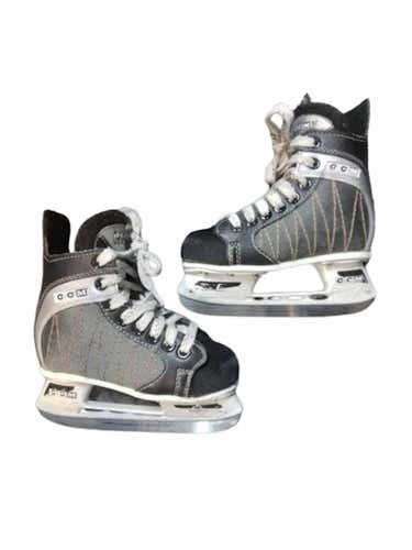 Used Ccm Genuine Pro Youth 12.0 Ice Hockey Skates