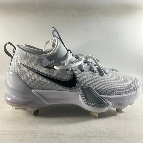 NEW Nike Force Zoom Trout 9 Elite Mens Baseball Cleats White Size 9 FB2906-100