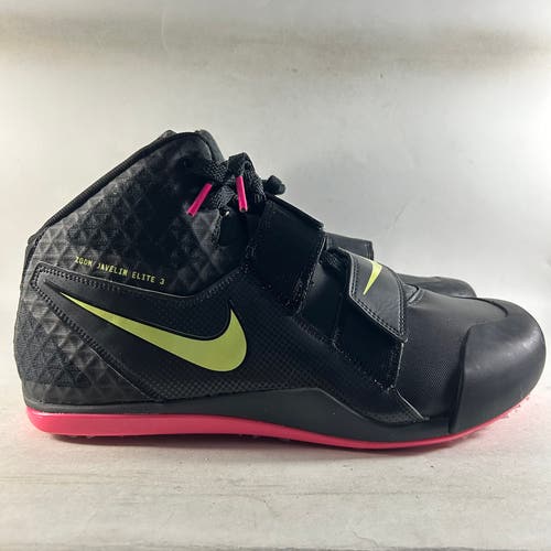 NEW Nike Zoom Javelin Elite 3 Men’s Track Spikes Black Size 12 AJ8119-002