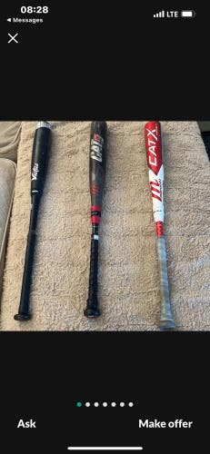 Used 2023 Marucci USSSA Certified Alloy 21 oz 31" CAT X Bat