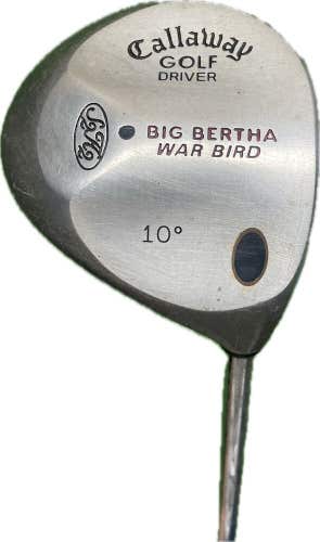 Callaway Big Bertha War Bird 10° Driver UniFlex Steel Shaft RH 43”L **READ**