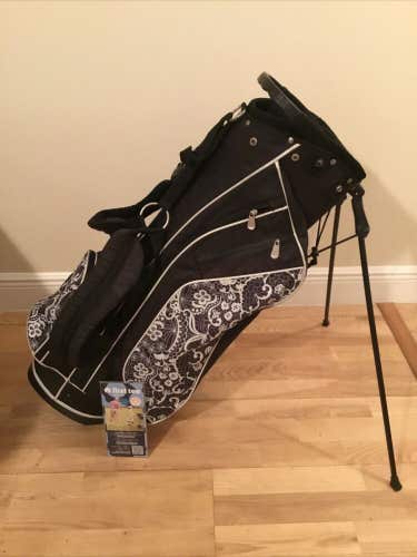Hot-Z Ladies Stand Golf Bag with 6-way Dividers & Rain Cover