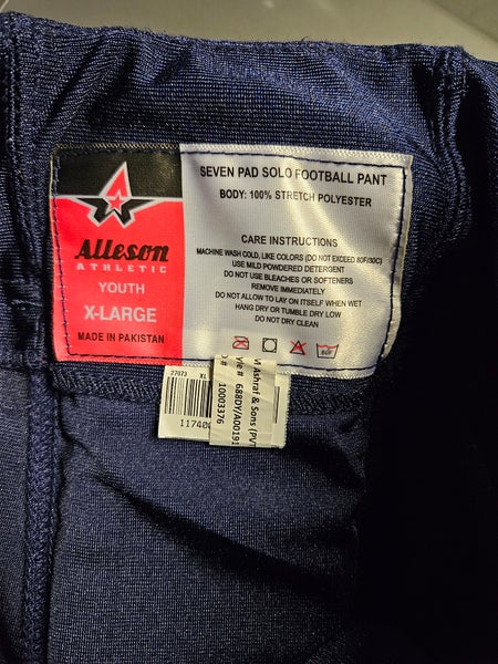 Blue Used XL Youth Men's Alleson Game Pants