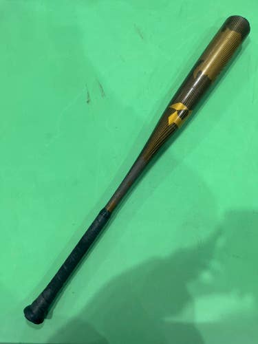 Used Highschool & College 2024 DeMarini Voodoo One Gold Bat BBCOR Certified (-3) Alloy 29 oz 32"