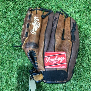 Used Kid Pitch (9YO-13YO) Rawlings Renegade Left Hand Throw Pitcher's Baseball Glove 11.5"