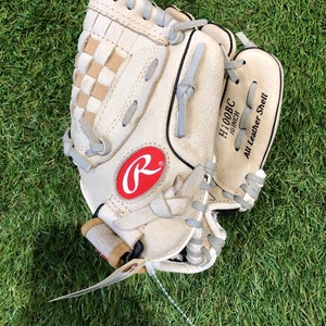 Used Kid Pitch (9YO-13YO) Rawlings Highlight Series Right Hand Throw Pitcher's Baseball Glove 10"