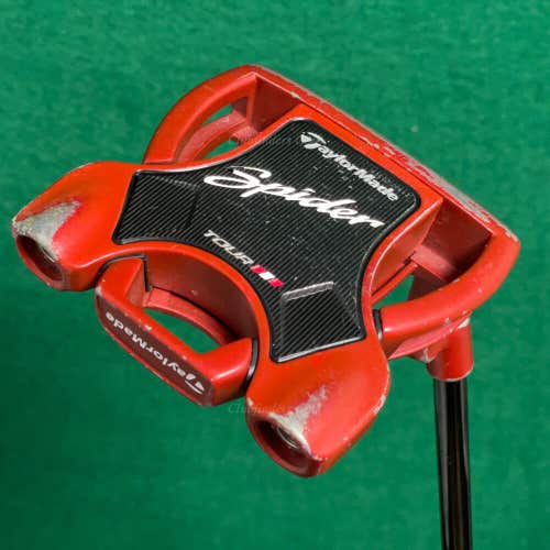 TaylorMade Spider Tour Red L-Neck 34.5" Putter W/ Super Stroke