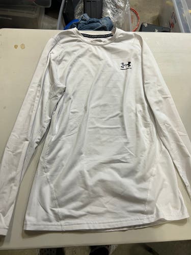 University of Utah Lacrosse Team Issued White long sleeve (long John) (medium)
